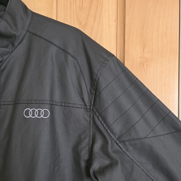Men's Audi Black Racing Jacket - Picture 4 of 6